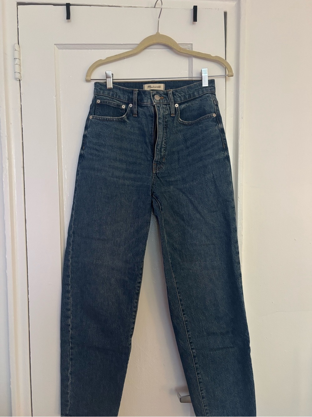 balloon cut blue jeans / madewell